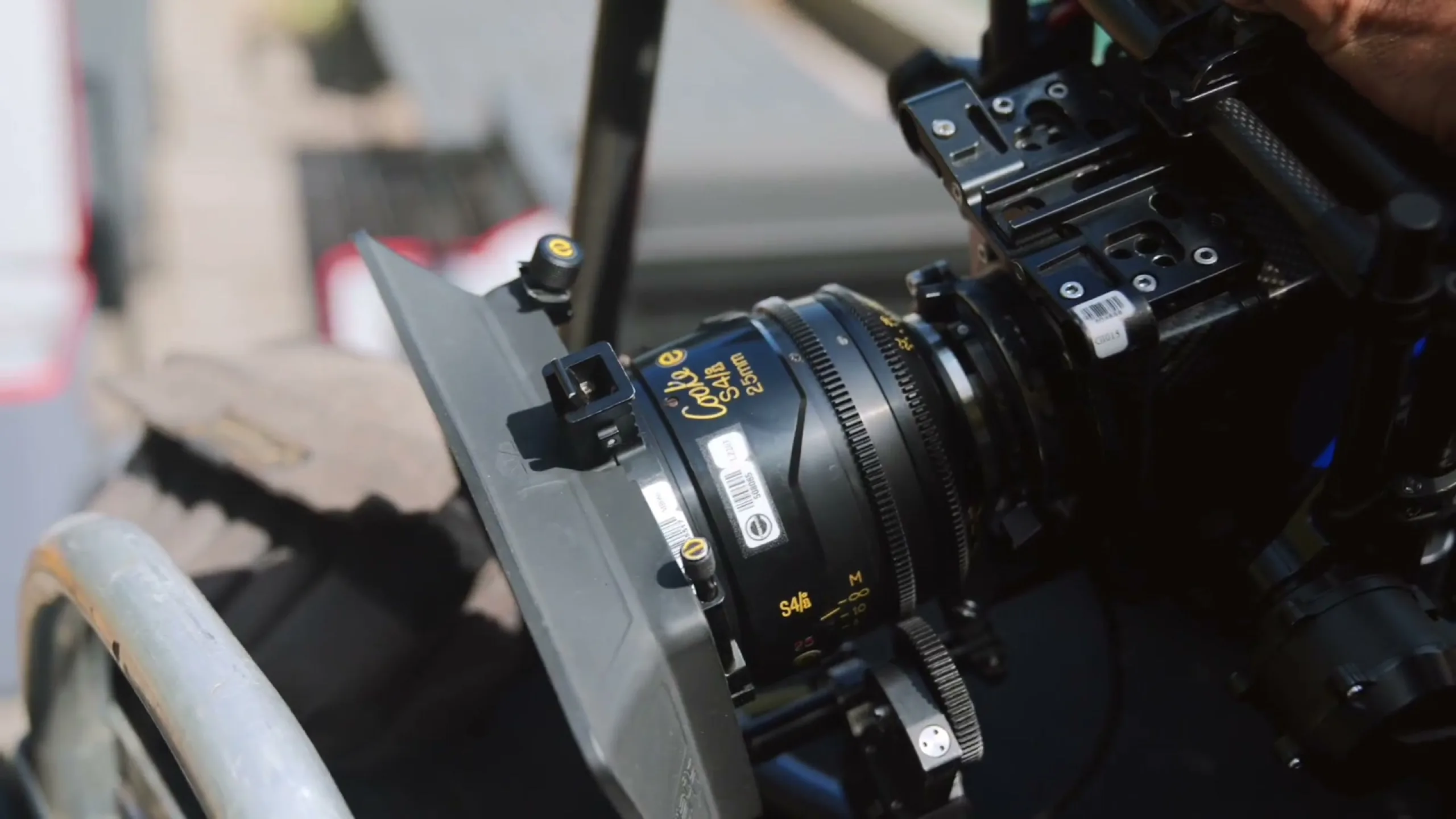 Making of — lens on set